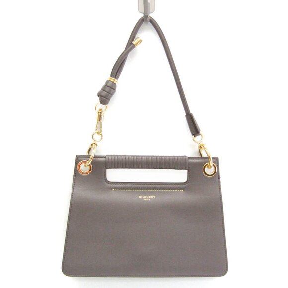 GIVENCHY Gray Leather Shoulder Bag - Picture 1 of 16